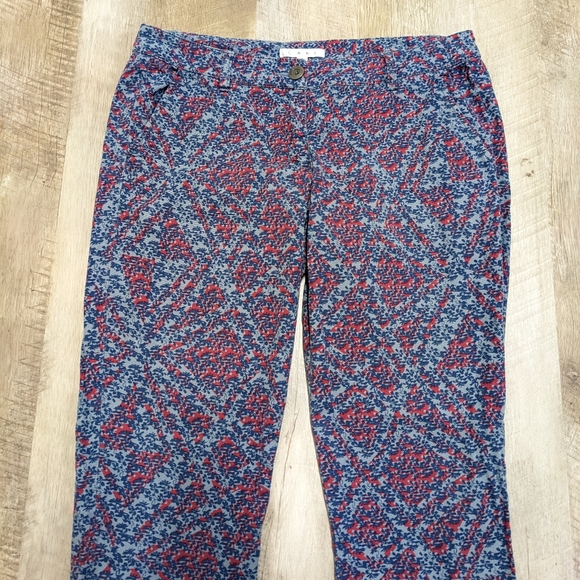 CAbi Palm Beach Crop Printed Pants - Picture 3 of 13